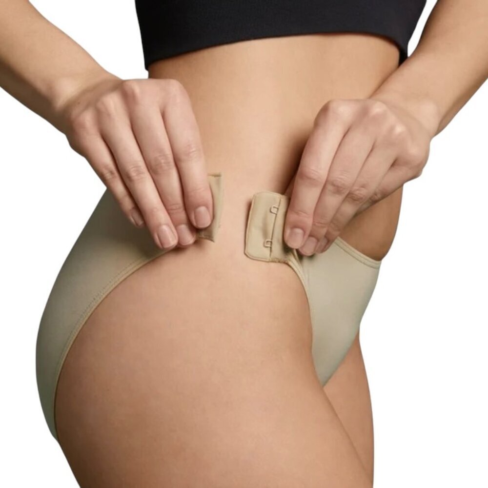Slick Chicks Adaptive Brief Panty 2-Pack Black & Beige XL NWT